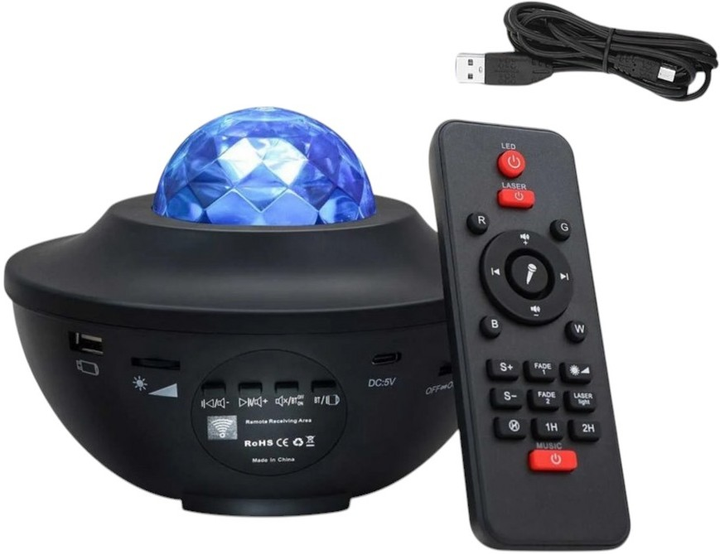 Lampka nocna LEAN Toys projektor gwiazd (5905991030478) - obraz 2