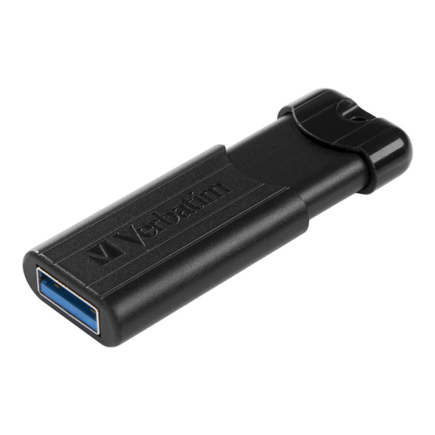 Флеш-память Verbatim "PinStripe" USB 3.2 Gen1 32Gb черная (49317) - Фото 3 Флеш-память Verbatim "PinStripe" USB 3.2 Gen1 32Gb черная (49317) - изображение 3