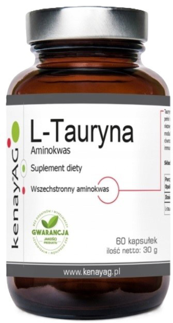 Aminokwas Kenay L-tauryna 60 kapsułek (5900672152906) - obraz 1