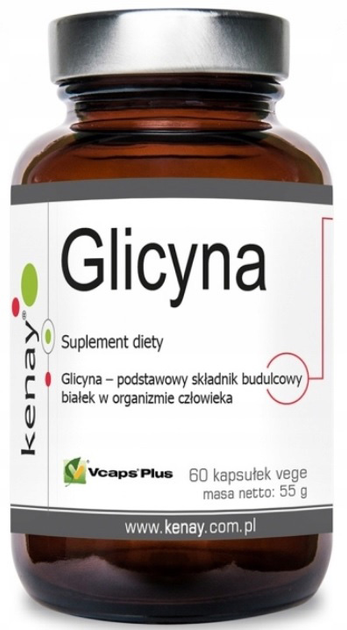 Aminokwas Kenay Glicyna 60 kapsułek (5900672155259) - obraz 1