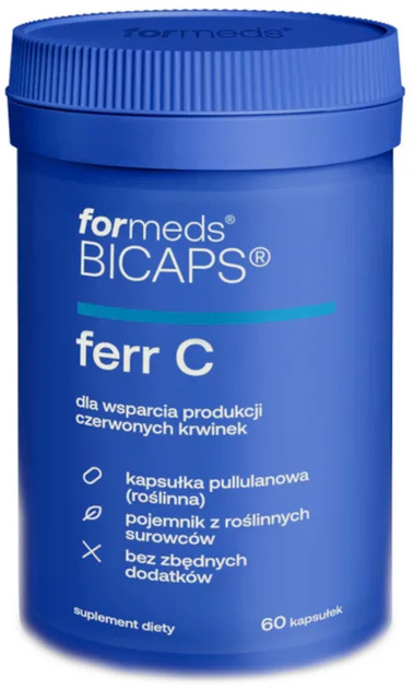 Мінерали Formeds Bicaps Ferr C 60 капсул (5903148622248) - зображення 1