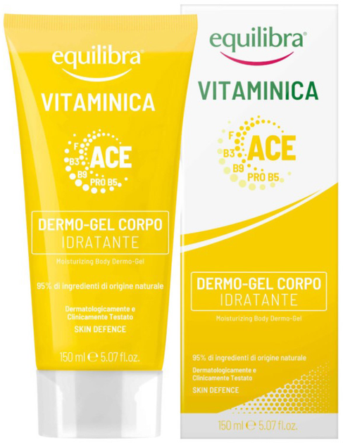 Дермо-гель для тіла Equilibra Vitaminica зволожуючий 150 мл (8000137018864) - зображення 1