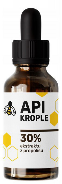 Naturalny suplement diety Api Krople propolisowe 30% 30 ml (5908291868710) - obraz 1