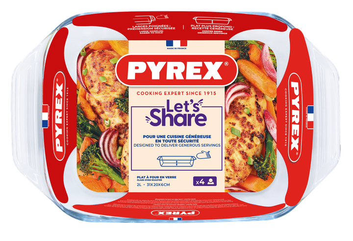 Форма для запікання Pyrex 31×20×6 см 2 л - Фото 5 Форма для запікання Pyrex 31×20×6 см 2 л - зображення 5