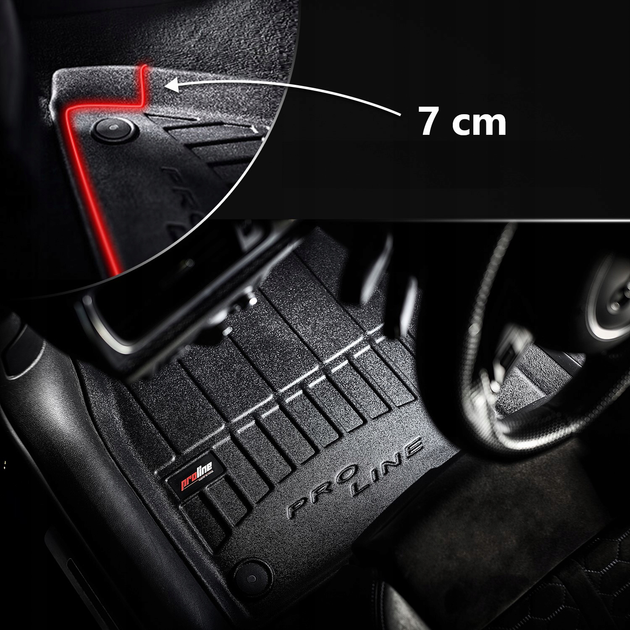 Автомобільні килимки Frogum ProLine 3D Tesla Model Y 2020 3 шт (5902643427341) - зображення 6