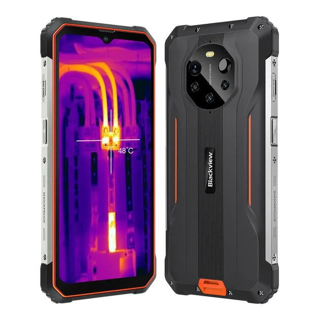 Захищений смартфон Blackview BL8800 Pro 8/128GB 5G Акумулятор 8 380мАч Orange - Фото 1 Захищений смартфон Blackview BL8800 Pro 8/128GB 5G Акумулятор 8 380мАч Orange - зображення 1