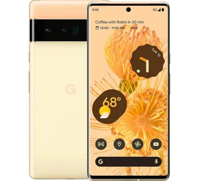 Смартфон Google Pixel 6 PRO 128Gb Sorta Sunny - Фото 1 Смартфон Google Pixel 6 PRO 128Gb Sorta Sunny - изображение 1