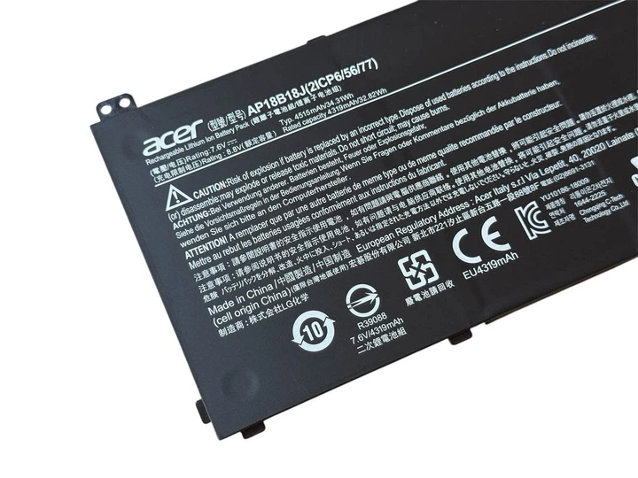 Батарея для ноутбука Acer Aspire 3 A314-32 AP18B18J [ID: 2534546295] - изображение 2