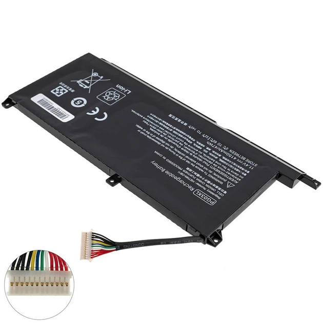 Батарея для ноутбука HP PG03XL (Версия 2) (Pavilion Gaming 15-DK Spectre X360 15-AP 15T-AP) 11.4V 4150mAh Чорний - Фото 1 Батарея для ноутбука HP PG03XL (Версия 2) (Pavilion Gaming 15-DK Spectre X360 15-AP 15T-AP) 11.4V 4150mAh Чорний - изображение 1