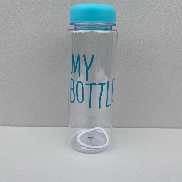 Пляшка для води My Bottle із чохлом 500 мл прозоро-блакитний - зображення 2