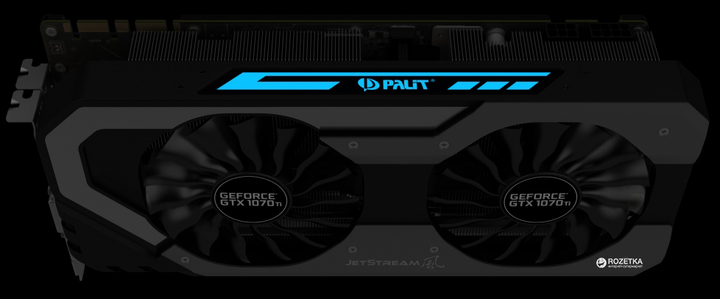 Видеокарта Palit PCI-Ex GeForce GTX 1070 Ti JetStream 8GB