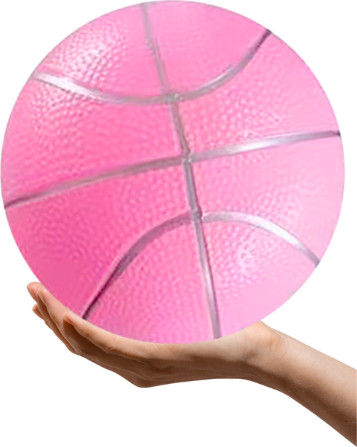 Piłka gumowa LEAN Toys 20 cm 22537 Pink (5905991048923) - obraz 2