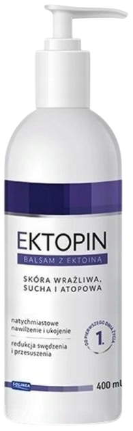 Balsam do ciała Solinea Ektopin z ektoiną do skóry atopowej 400 ml (5907572580693) - obraz 1