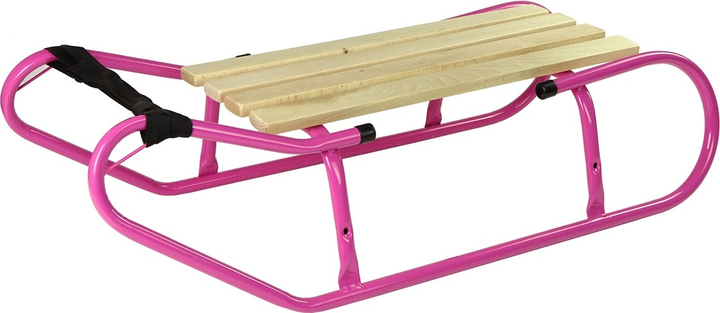 Sanki metalowe LEAN Toys 2989 Pink (5904665993736) - obraz 2