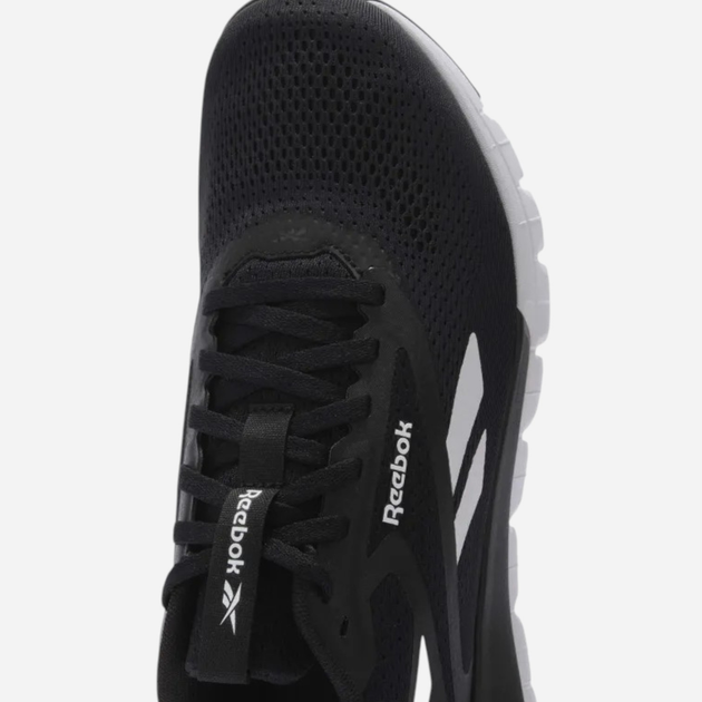 Чоловічі кросівки для залу Reebok Flex Trainer 100210150 43 (10US) Чорні з білим (1200161440113) - зображення 5