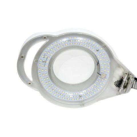 Лампа-лупа настольная LED Global Fashion с увеличительной линзой x5 24Вт, линза 10см, цвет белый - изображение 4