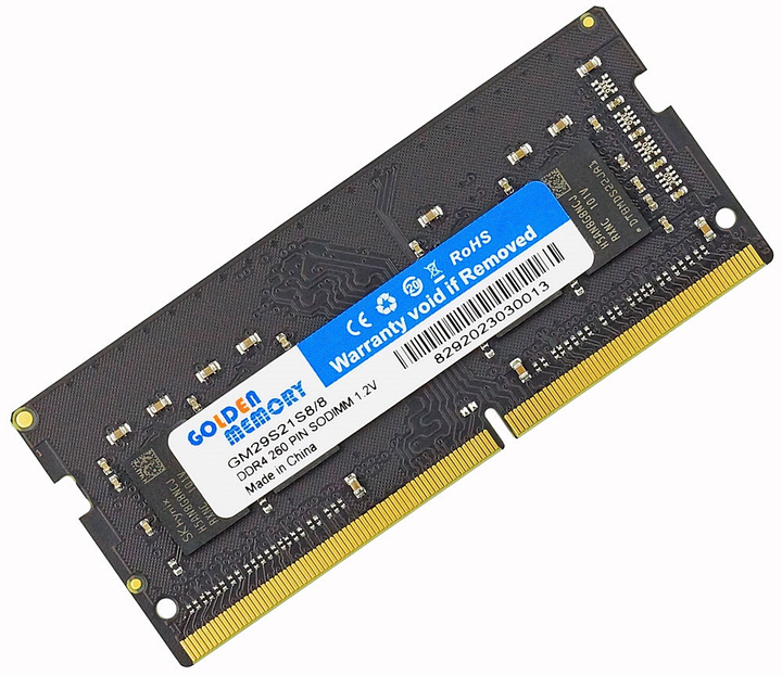 Оперативная память для ноутбука DDR4-2933 8GB PC4-23400 Golden Memory GM29S21S8/8 (7706781) - изображение 5