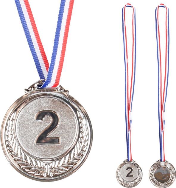Srebrny medal LEAN Toys 6.5 cm 20948 (5905991034902) - obraz 2