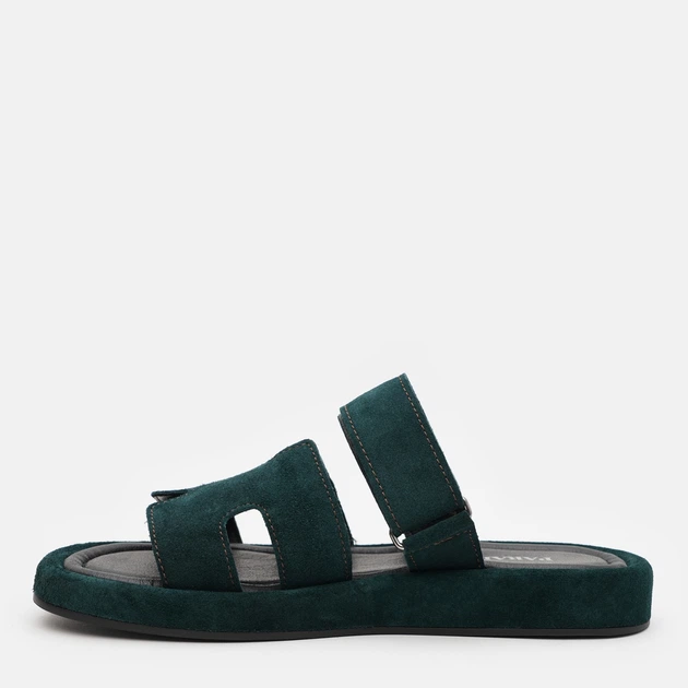Женские шлепанцы замшевые PARADIZE SHOES SL-2303 39 24.7 см Зеленые (ROZ6501090466) - изображение 4