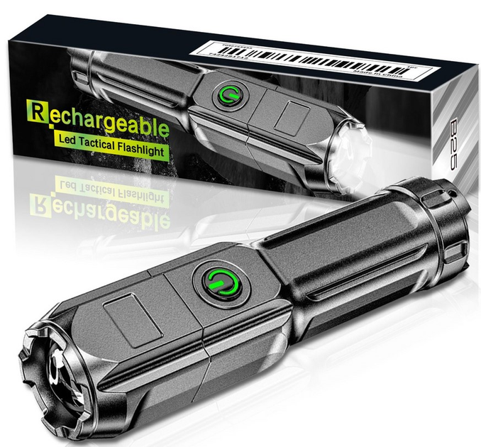 Кишеньковий туристичний ліхтарик LEAN LED 300 лм (5905991035503) - зображення 3