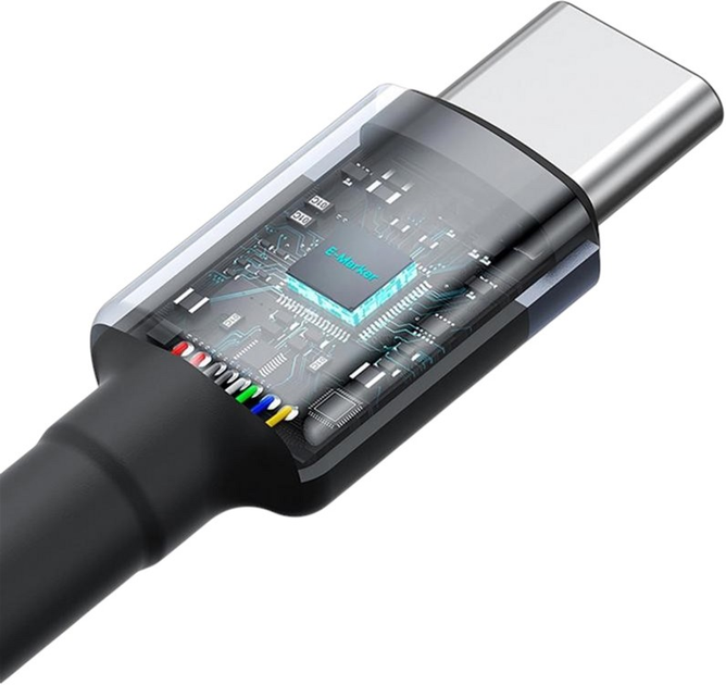 Кабель Baseus Cafule (2 PCS) USB Type-C - USB Type-C 100W 2m Red/Black (AT6932172657444) - зображення 5