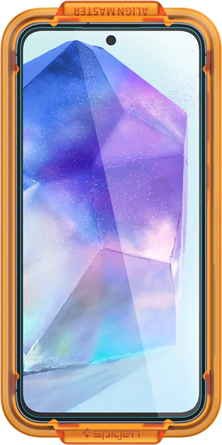 Захисне скло Spigen Glas.TR AlignMaster для Samsung Galaxy A55 5G (A556) (2 pack) Clear (AGL07775) - зображення 4