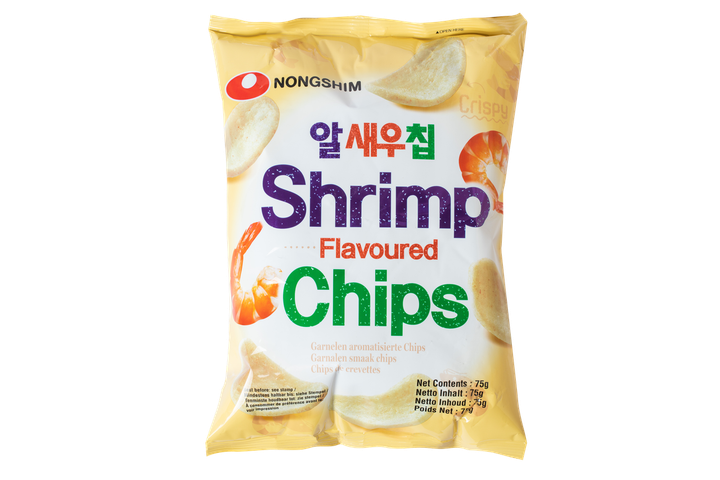 Чипсы креветочные NONGSHIM Chips Shrimp Flavoured 75 г - Фото 1 Чипсы креветочные NONGSHIM Chips Shrimp Flavoured 75 г - изображение 1