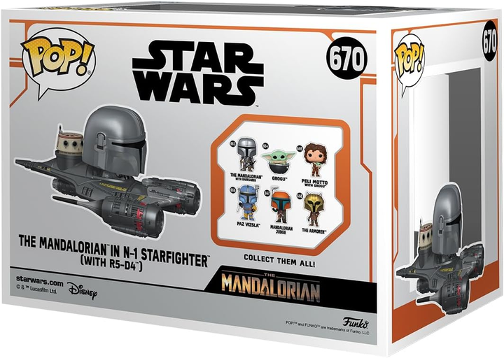 Набор фанко поп Стар Варс Старфайтер Мандалорец с дроидом R5-D4 Funko Star Wars Mandalorian 65497 - Фото 2 Набор фанко поп Стар Варс Старфайтер Мандалорец с дроидом R5-D4 Funko Star Wars Mandalorian 65497 - изображение 2