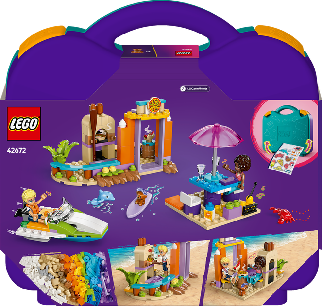Конструктор Лего Френдс Творческий чемодан пляж и путешествия Lego Friends 42672 - изображение 3