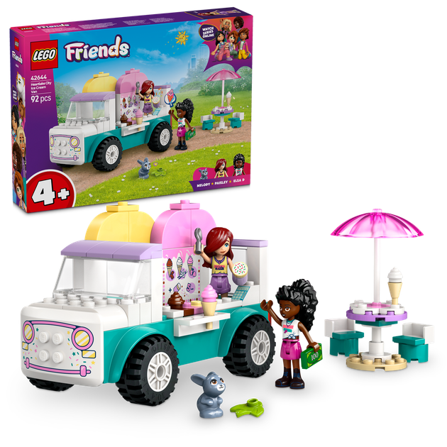 Конструктор Лего Френдс машина Вантажівка з морозивом Хартлейк Сіті Lego Friends 42644 - Фото 2 Конструктор Лего Френдс машина Вантажівка з морозивом Хартлейк Сіті Lego Friends 42644 - зображення 2