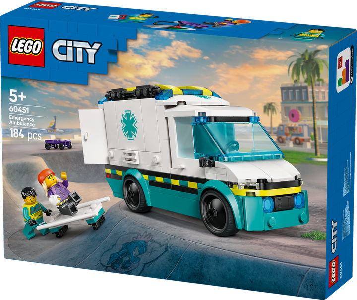 Конструктор Лего Сити Машина скороя помощь Lego City 60451 - изображение 6