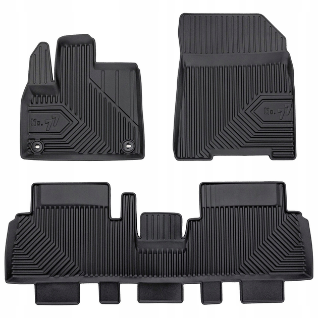 Dywaniki samochodowe Frogum No.77 Fiat / PSA E-Doblo / e-Rifter 2022 3 szt (5902643445734) - obraz 1