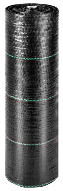 Agrotkanina ogrodowa Plonos + 100 szpilek 1.6 m x 100 m 90 g/m2 Czarna (5903890629083) - obraz 1