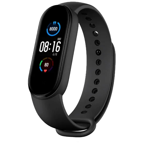 Фитнес браслет UWatch M5-Band IP67 с пульсометром, тонометром, шагомером, магнитной зарядкой Black - изображение 6