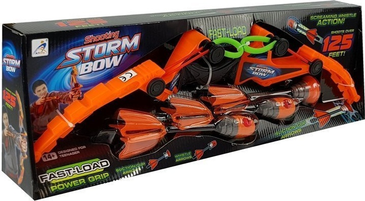 Спортивний лук LEAN Toys 3 стріли 5022 Orange (5907625588799) - зображення 1