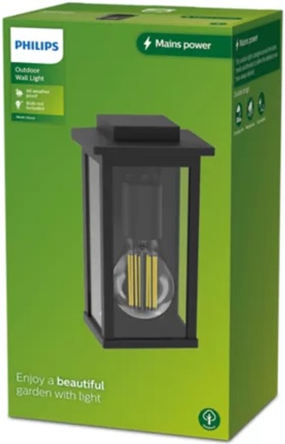 Lampa uliczna ścienna Philips Mirth 25 W - obraz 2