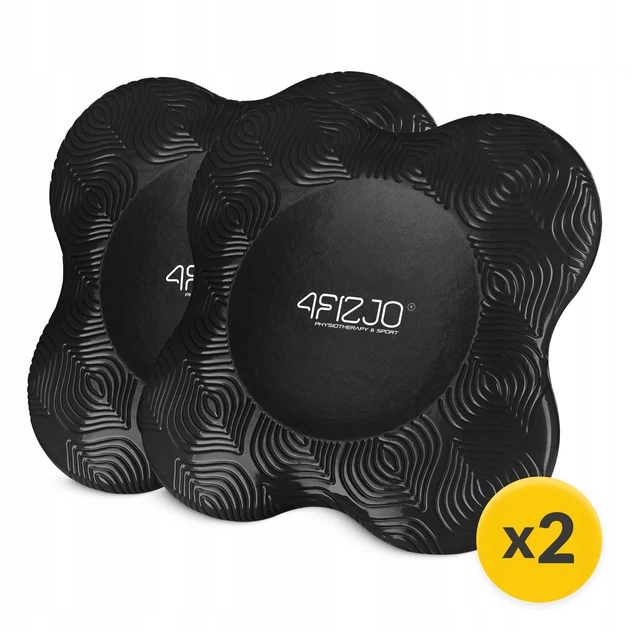 Подставки под колени и локти для йоги 4FIZJO 2 шт Black (P-5907739315335) - изображение 3