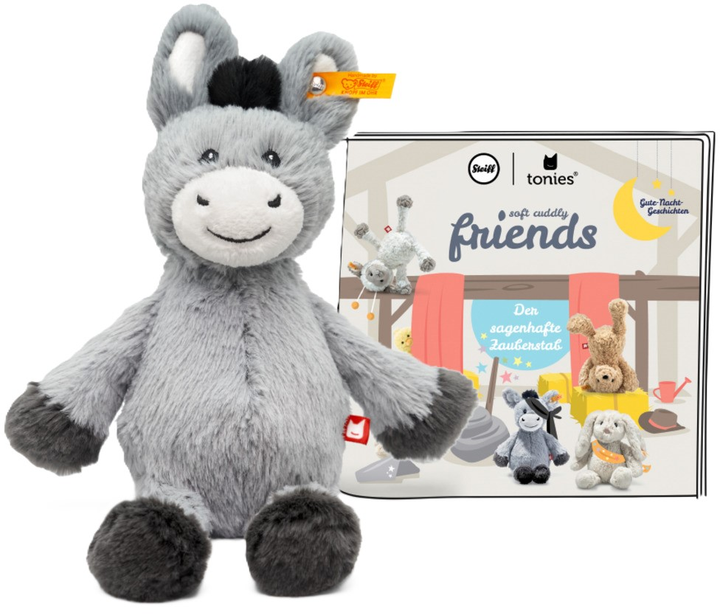 Інтерактивний плюшевий талісман Tonies Steiff Soft Cuddly Friends Ослик Дінки 22 см 10002017 (4001505067341) - зображення 1