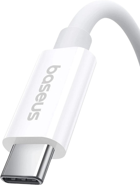 Кабель Baseus Explorer USB Type-C - USB Type-C 1 м 240 Вт Moon White (AT6932172648787) - зображення 4