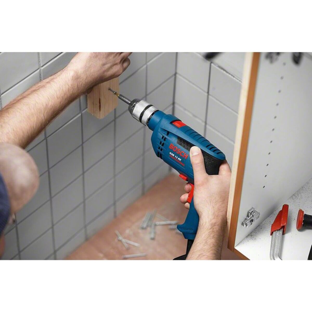 Профессиональная дрель ударная Bosch Professional GSB 13 RE : 600 Вт, 1.8 Нм, 12800 об/мин, 44800 уд/м SDRT_50601217104 - изображение 7