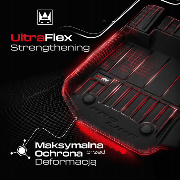 Dywaniki samochodowe Frogum ProLine 3D BMW Seria 5 G60 2023 4 szt (5902643430778) - obraz 9