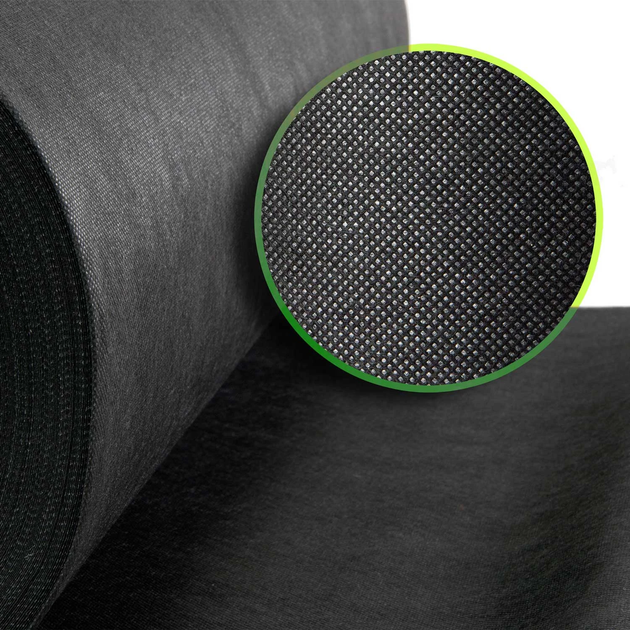 Agrotkanina ogrodowa Plonos + 50 szpilek 1 m x 75 m 150 g/m2 Czarna (5903890611279) - obraz 4