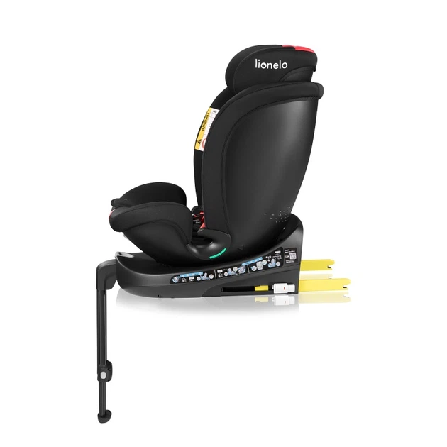 Дитяче автокрісло Lionelo NAVY I-size - чорно-червоне - изображение 6