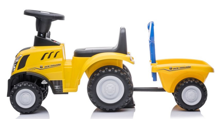 Jeździk Lean Cars Tractor New Holland 658T Żółty (5904204757102) - obraz 5