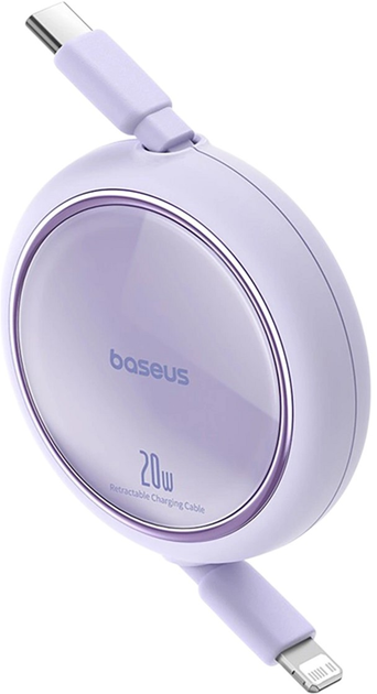 Кабель Baseus Free2Pull USB Type-C - Lightning 1 м 20 Вт Purple (AT6932172661342) - зображення 2