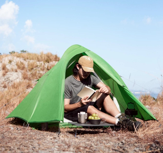 Namiot ultralekki jednoosobowy Naturehike Cloud Up Base 1 CNK2450WS032 Zielony 6927595798614 - obraz 8