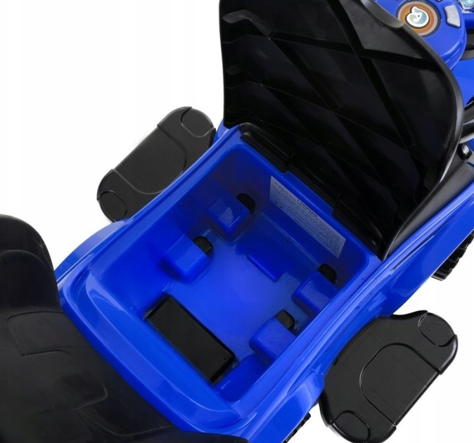 Jeździk Lean Cars Sport Car Toddlers 614W z phaczem 4 w 1 Niebieski (5902808155294) - obraz 13