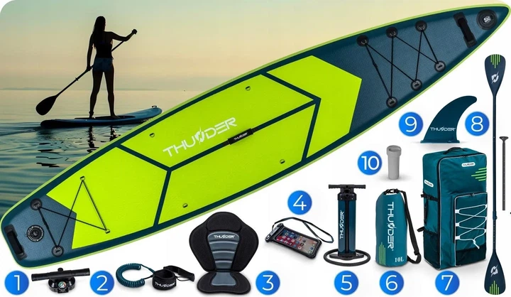 Надувна SUP дошка (Сапборд) THUNDER VISO 365 - изображение 15