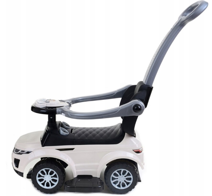 Толокар Lean Cars Sport Car Toddlers 614W 4 в 1 Білий (5902808155270) - зображення 3