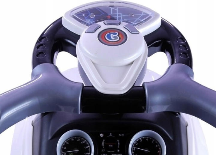 Толокар Lean Cars Sport Car Toddlers 614W 4 в 1 Білий (5902808155270) - зображення 10